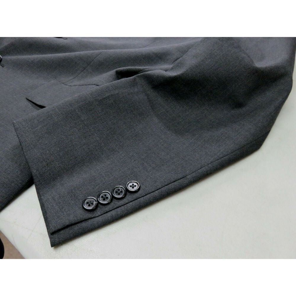 Mens Brooks Brothers Brooksease 2 Button Blazer Sport Coat Solid Gray Size 44 L - Picture 11 of 11